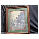 "Evening - Returning to the Kennels" Print