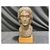 Thomas Jefferson Replica Bust on Wooden Base