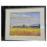 "Midsummer Clouds" Pastel by Judith A. Scott