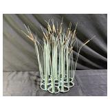 MCM Max Howard Metal Artist Copper Cattail Grass
