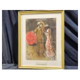 Marc Chagall Colored Lithograph Signed Proof