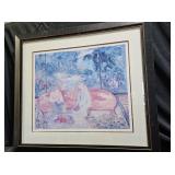 LE "The Red Couch" Print by Barbara A Wood