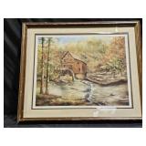 L.E. Lithograph "The Old Mill" by Sherry Masters
