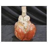 Quinua Pyacucho Folk Art Peruvian Pottery Vessel