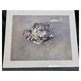 Limited Edition "Snow Leopard" Print  by Alan Hunt