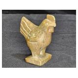 Vintage Hand Carved Soapstone Chicken