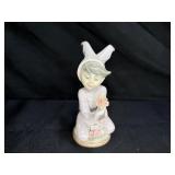 Lladro #1507 figurine Bunny Boy with Wildflowers