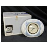 Lladró 5653 "Avila Clock" battery-op desk clock
