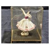 Vtg Dreseden German Porcelain Lace Ballerina