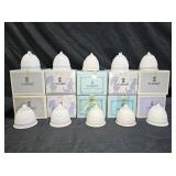 10 Lladró Christmaas Bells 1987 - 1996