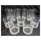 5 Double Old Fashioned & 6 Highball Glasses