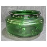 Rare Anchor Hocking Large Forest Green Fish Bowl
