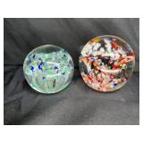 Hand Blown Art Glass Paper Wights