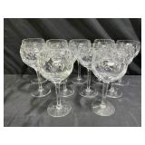11 Gorham Cystal Bamberg Water Goblets