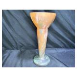 Art Deco Charles Schneider Style Trumpet Vase