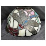 Dale Tiffany Signed Firefly Stained Glass Shade