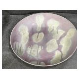 Vintage Art Glass Satin Finish Dish