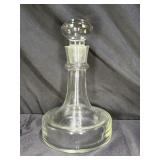 MCM clear glass Danish Wine Decantor