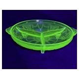 Green Uranium Ballerina Relish Dish