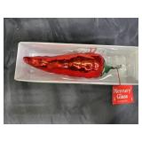 Mercury Glass Chili Pepper Ornament