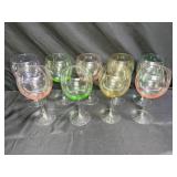9 Various Color Balloon Wine Glasses