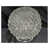 Diamond Cut Points Glass Globe Light Shade