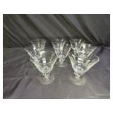8 Astrid Swedish Blown glass Low Sherbert Glasses