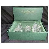 Marquise by Waterford 3pc Holy Family Nativity