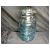 Atlas E-Z Seal Blue Wire Bail Quart Jar
