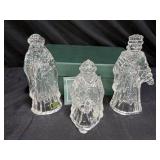 Waterford Maques 3 Wise Men Nativity Figurines