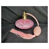 Pink Art Glass Atomizer