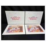 2 Disney 101 Dalmatian 1999 Lithographs