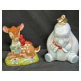 Walt Disney Bambi & Dumbo Creamer + Sugar