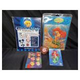 Disney Mouse Pad, Night Light, Clock, Buttons