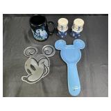 Mickey Trivet, Salt Shakers, Spoon Rest, Ghost mug