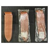 3 Paragon Asheville Steel Leather Belt Sheaths