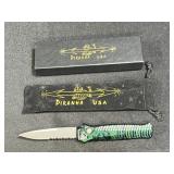 Green Piranha Mini Guard Tactical Folding Combo