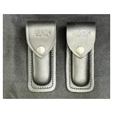 2 New Leather Buck Knife #500 Sheaths