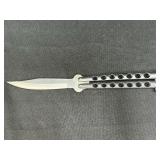 Matte Black Butterfly Knife