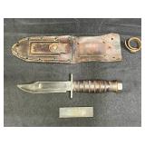 Vintage Camillus Pilot Survivor Fixed Blade Knife