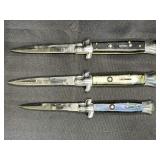 Three Italian Switchblades