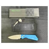 ProTech Strider PT201 Blue Auto Knife
