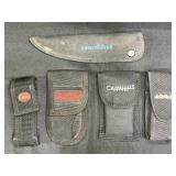 5 Mixed Woven Nylon Knife Sheaths