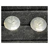 2 Stuart Nye Signed Sterling Silver Pine Cone Pins