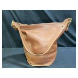 Vintage Brown Coach Maggie Bucket Bag
