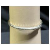 Italian Milor Sterling SIlver Bangle Bracelet