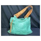 The Original HOBO Bag, Sea Foam Green Leather
