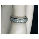 Sterling Silver Filigree Swirl & Twirl Band