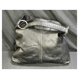 Lucky Brand Slouchy Whipstitch Hobo Leather Purse