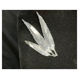 Stuart Nye Signed Sterling Silver Leaf Brooch